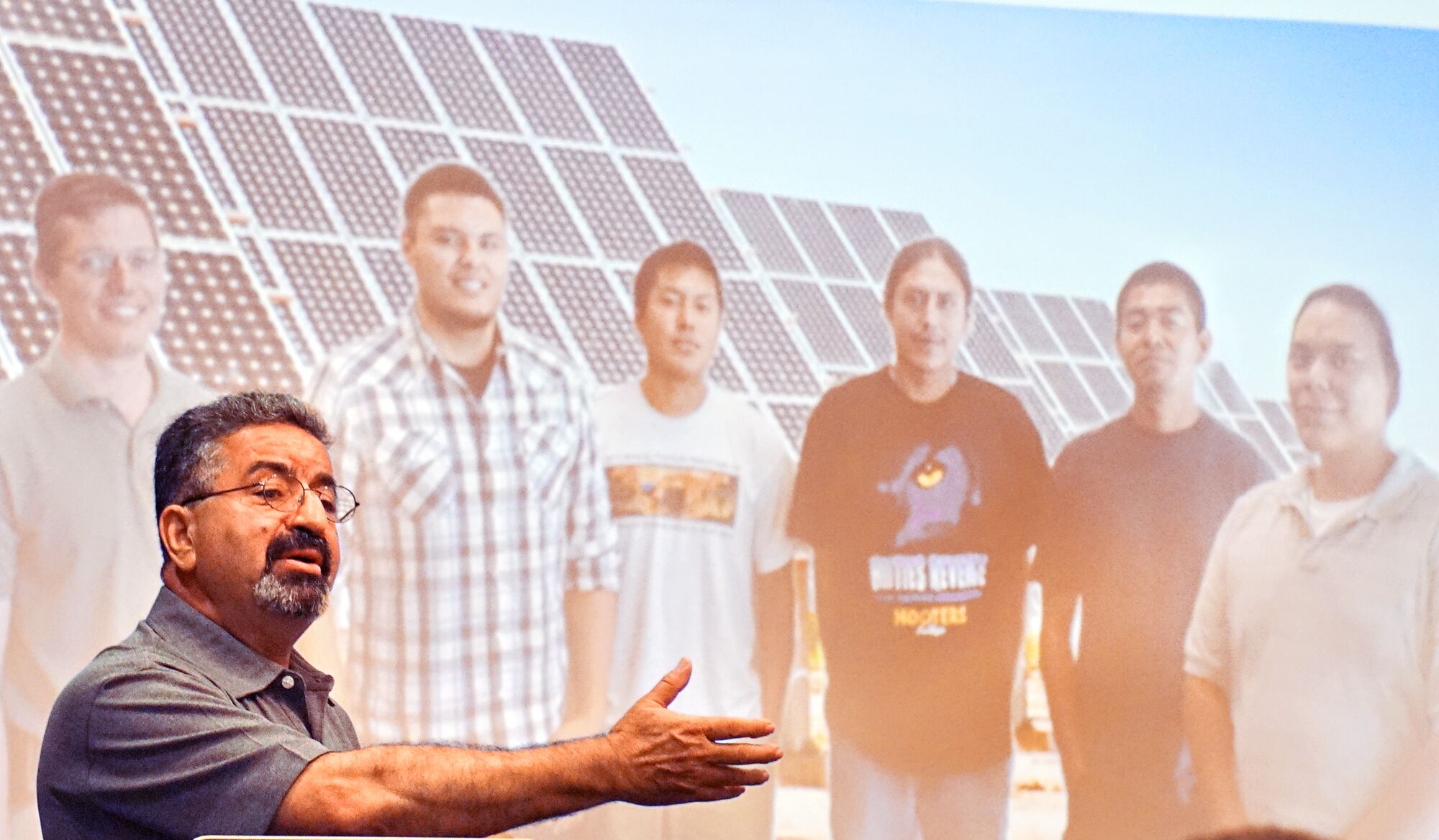Dr. Nader Vadiee, Ph.D., professor at Southwestern Indian Polytechnic Institute