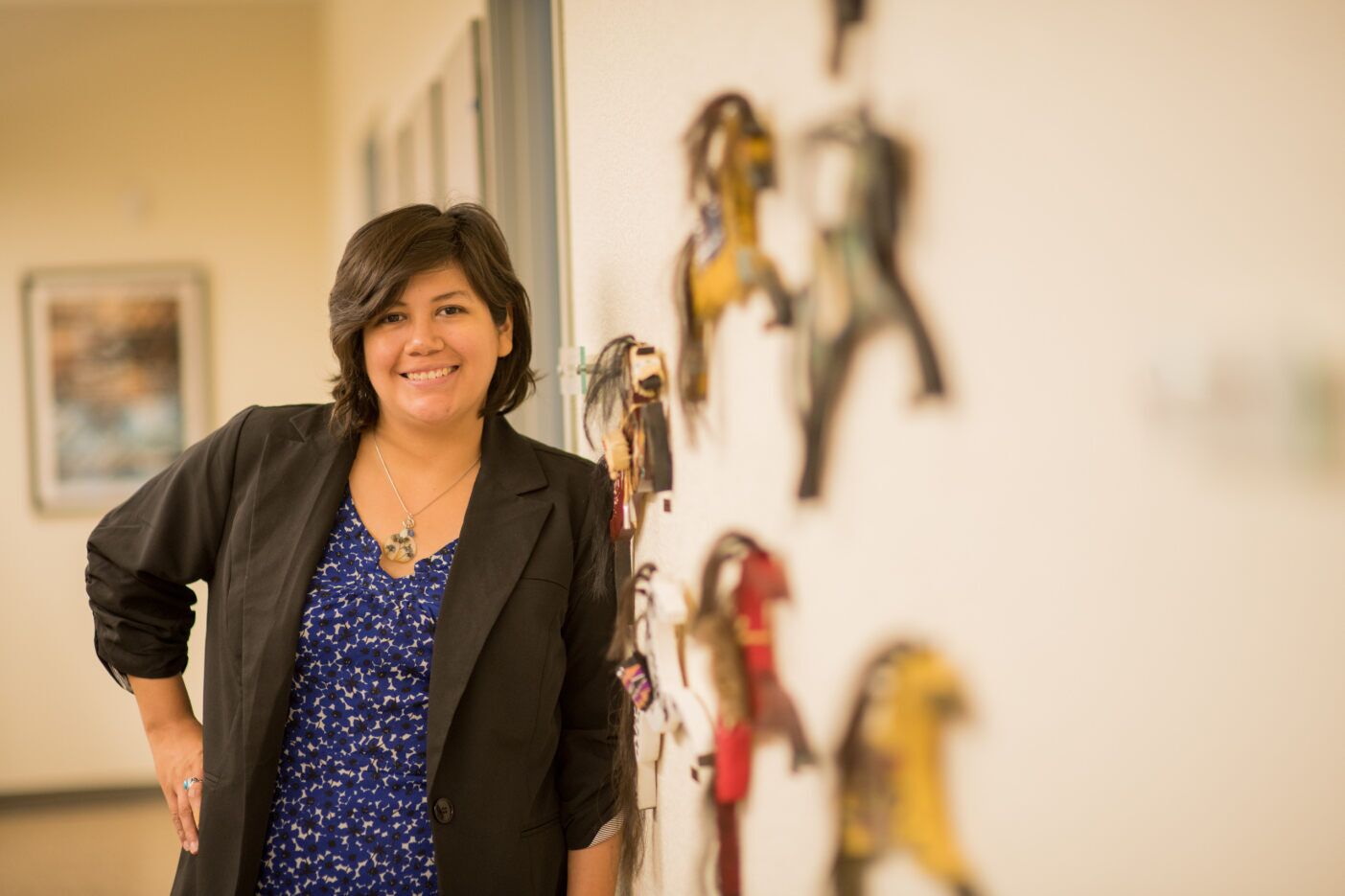 2018 student ambassador Jasmine Neosh, Menominee Indian Tribe of Wisconsin. Photo taken in Denver CO.