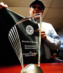 Rick with his award