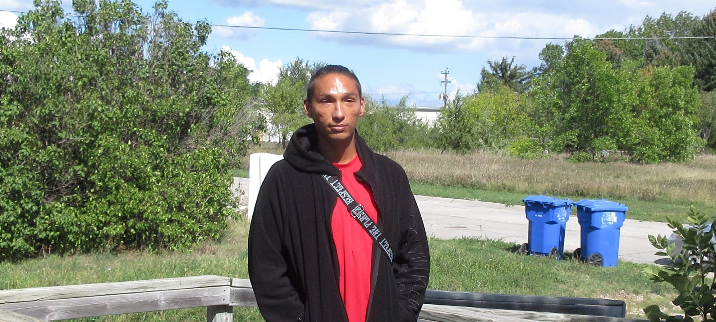 Stallan Reifel earned his GED through Sinte Gleska University, while confronting obstacles like limited access to transportation to class.