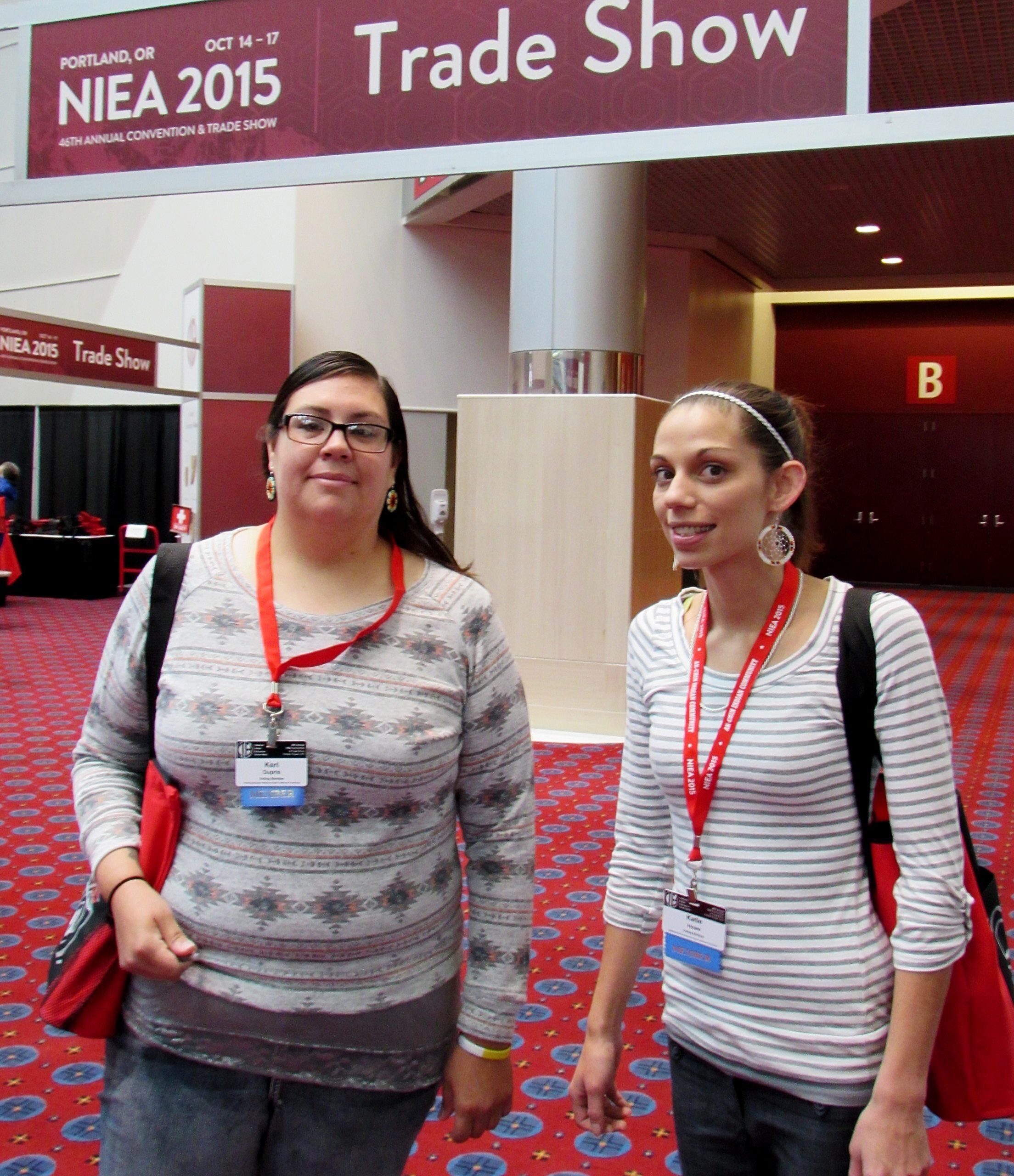 Students at the NIEA conference representing Walmart.