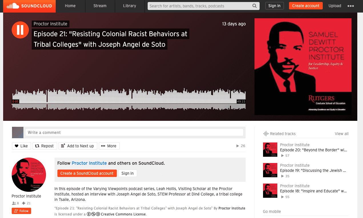 Varying Viewpoints Podcast: "Resisting Colonial Racist Behaviors at Tribal Colleges"