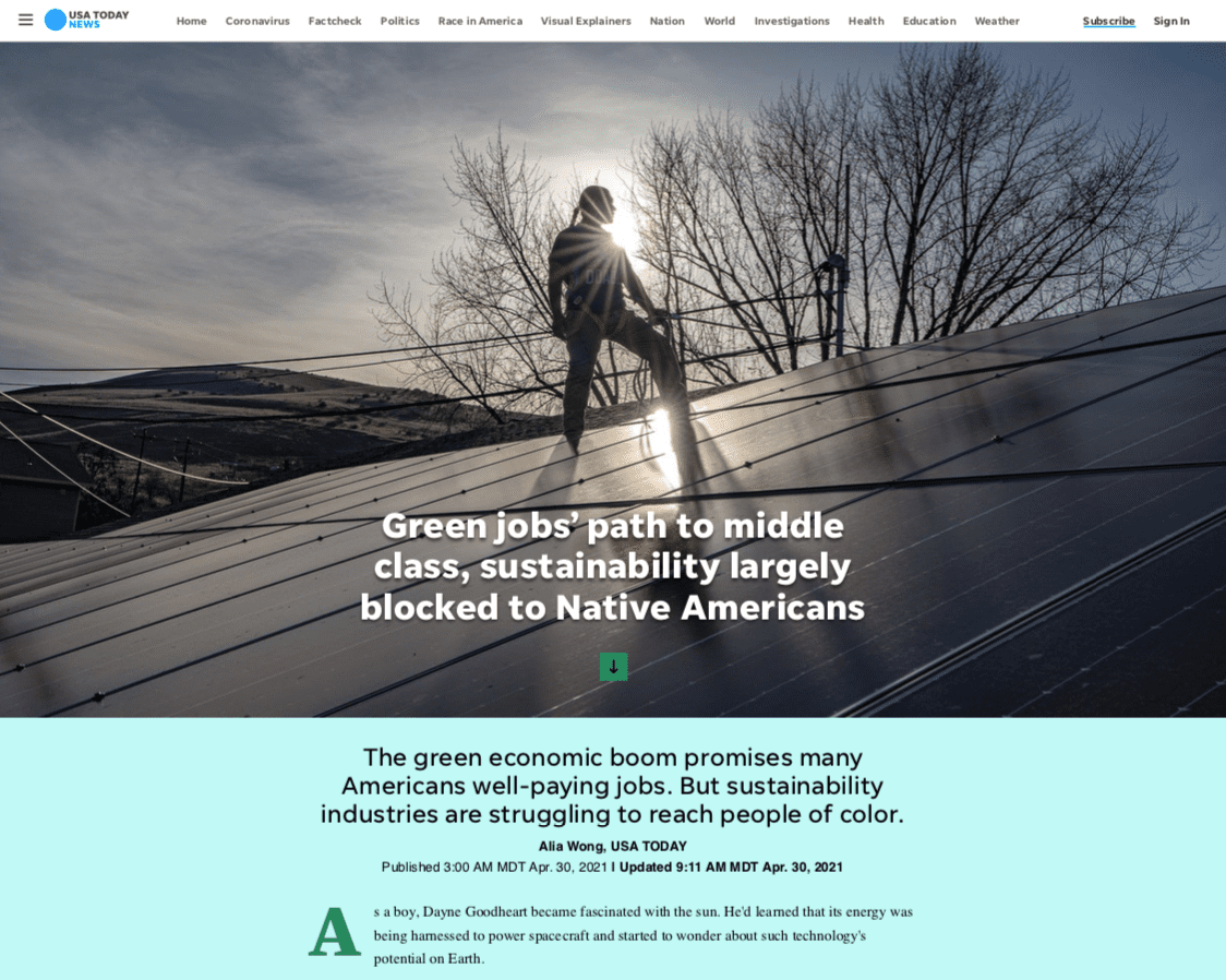 Green Collar Jobs TCUs Can Provide Training